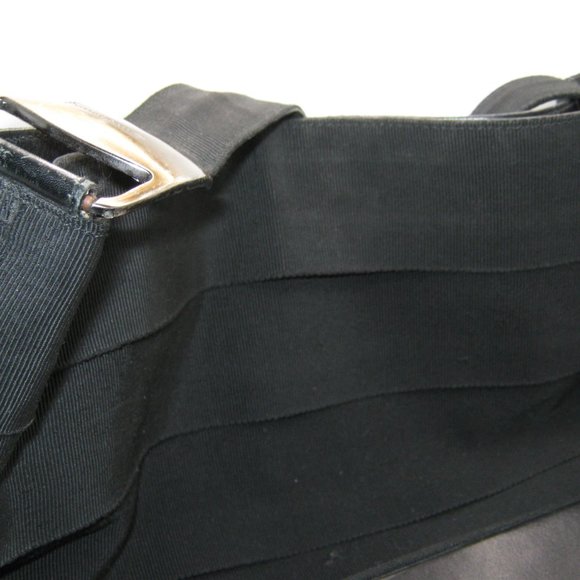 Ferragamo Tiered Vala Black Tote - Picture 3 of 8